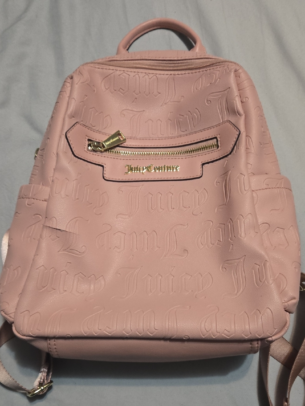 Juicy Couture Blush Embossed Logo Mini Backpack